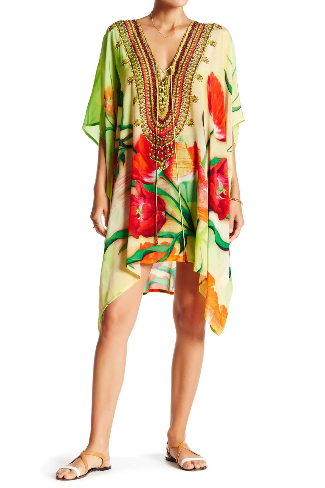  kaftan ladies dress, short kaftan dress, Shahida Parides, luxury caftan,