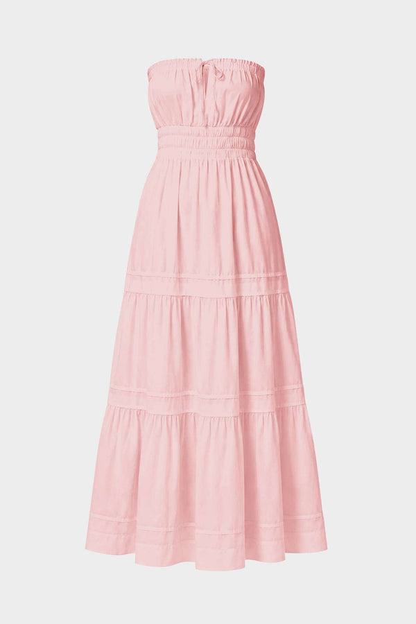 Organic Cotton Strapless Maxi Dress