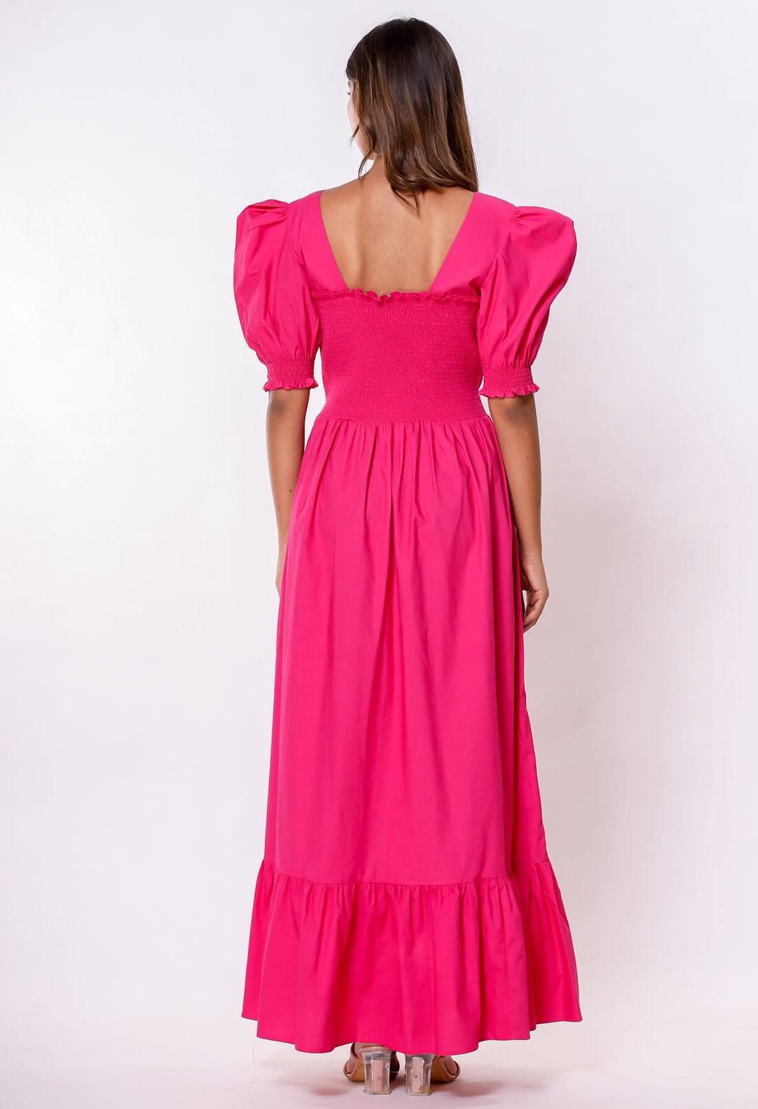 cotton garden party dress 70's Boho Long Prairie Garden Party Cotton Voile Dress