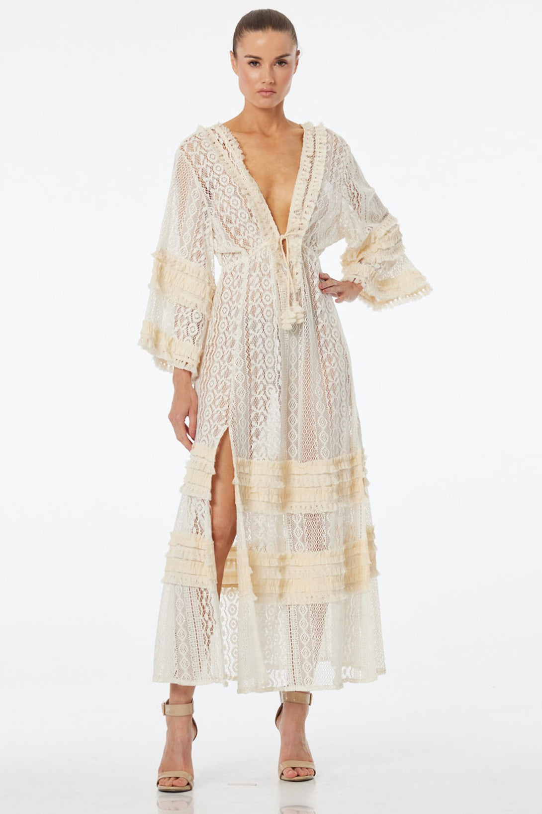 half sheer maxi dress SSENSE Exclusive Black Semi-Sheer Maxi Dress  On Sale Now with Up to 80%  Off