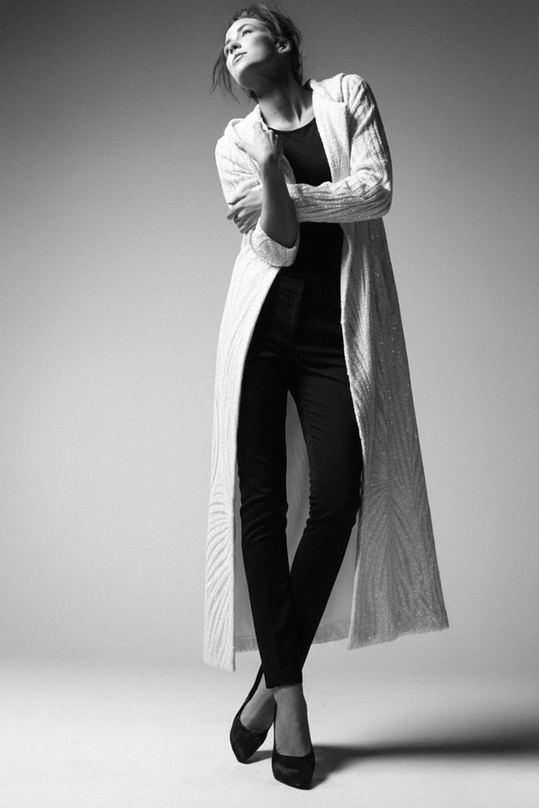 Sequin coat for women,
Luxury sequin coat, Shahida,