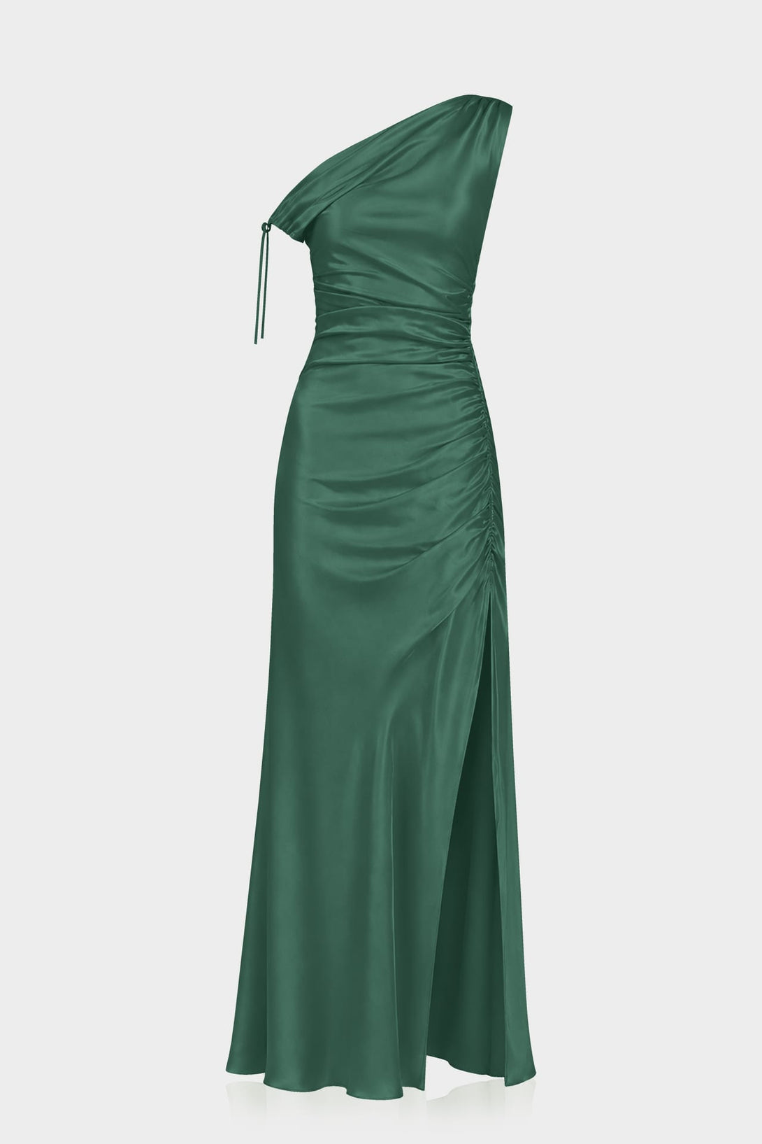 hunter green dress for wedding guest One Shoulder Satin Evening Gown – Shahida Parides cblack Metal:Sterling Silver BOSS HUGO BOSS Sharp-Fit Whether youre attending a