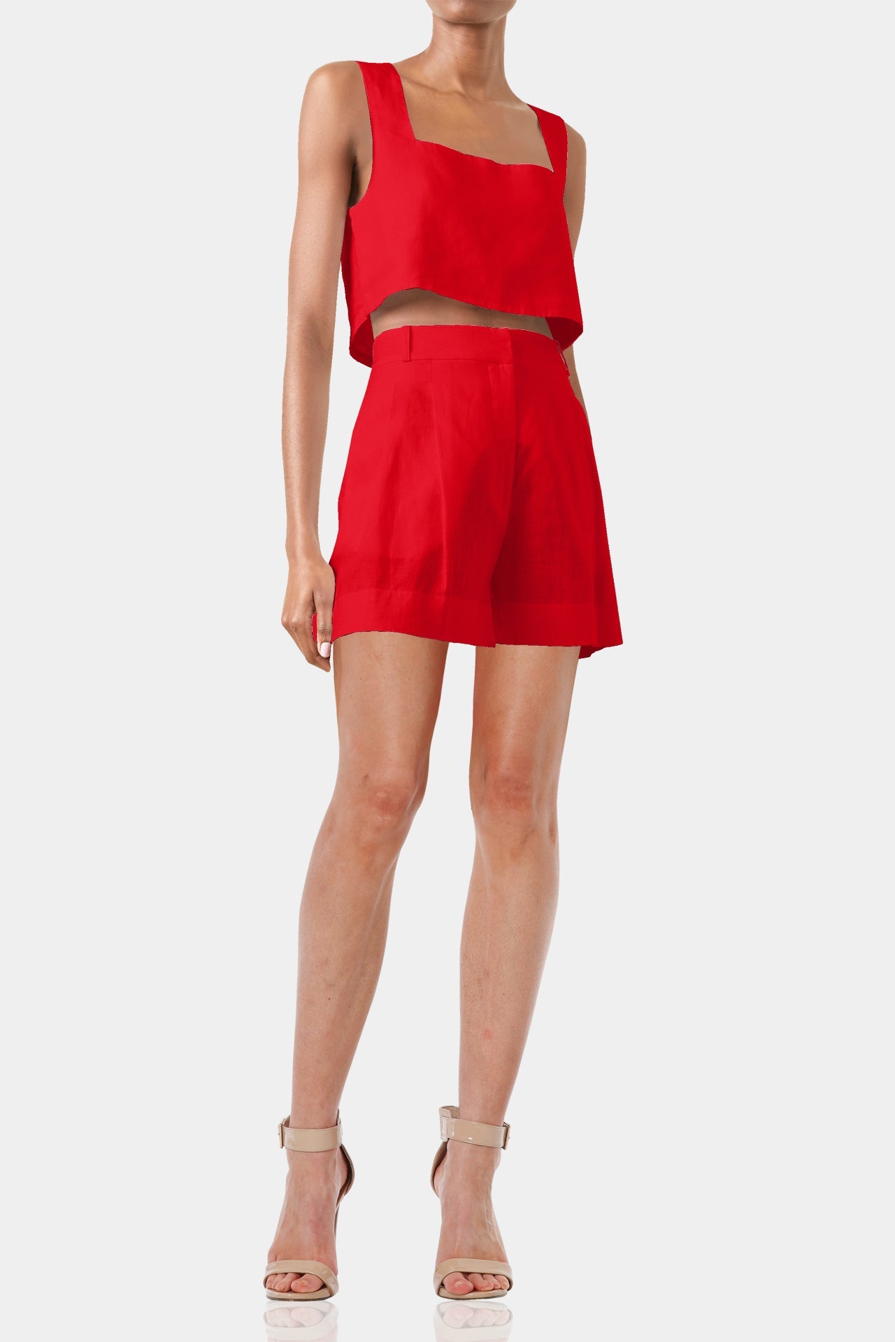 S Designer Sexy Red Shorts