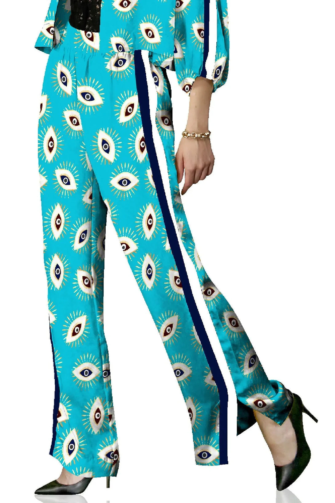 Small High Waisted Wide Leg Pants