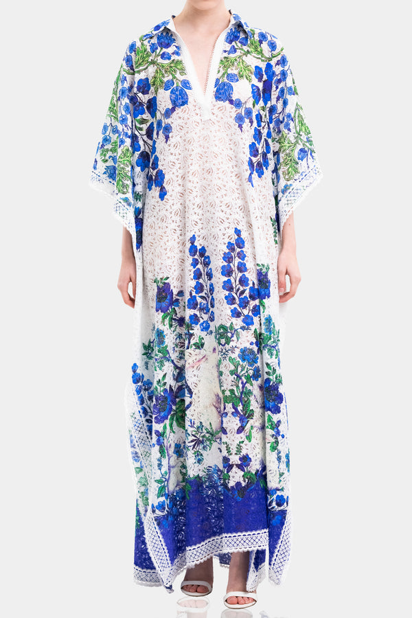 Designer Kaftan Dress in Cotton