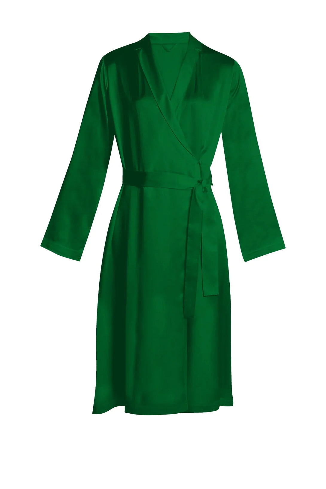 Shahida Kyle dress, sustainable luxury, designer outfit, soft fabric, modern fashion, eco conscious wear, chic midi robe, feminine silhouette, luxury wrap, ethical fashion