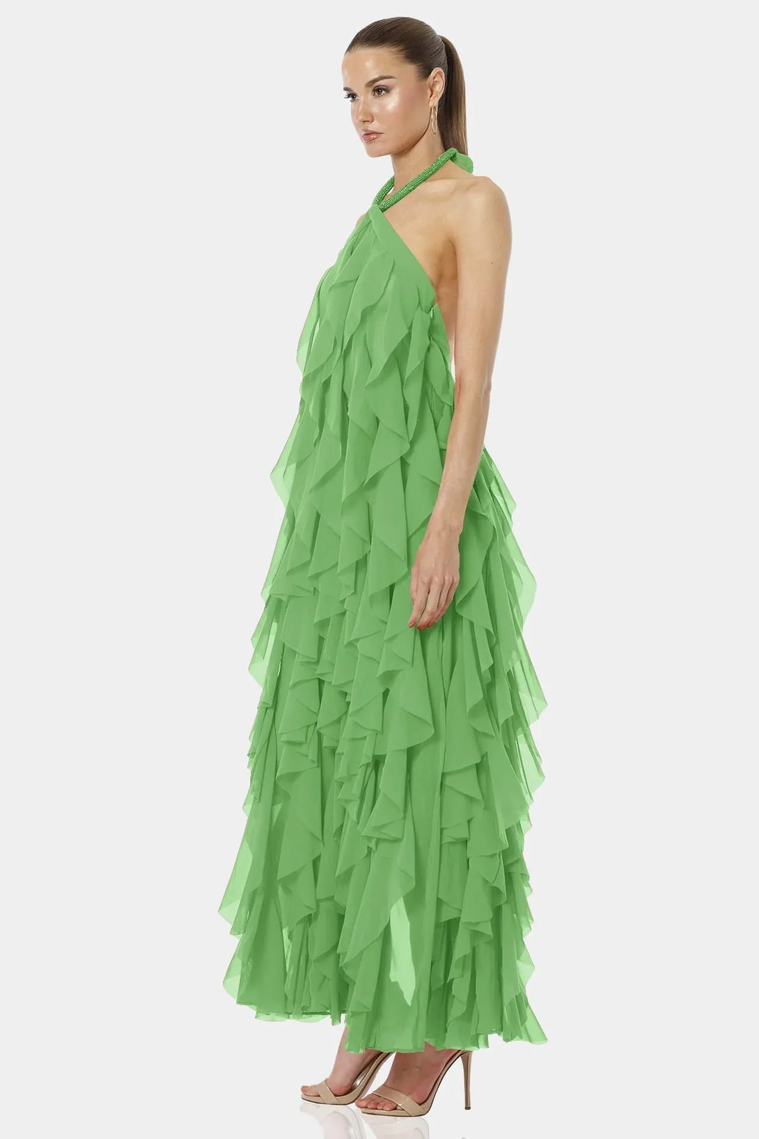 Mint Green Maxi Dress | Tiered Ruffle Dress | Long Maxi Dress | Qishma Extra Large Mint Green Maxi Dress | Tiered Ruffle Dress | Long Maxi Dress | Qishma Extra Large