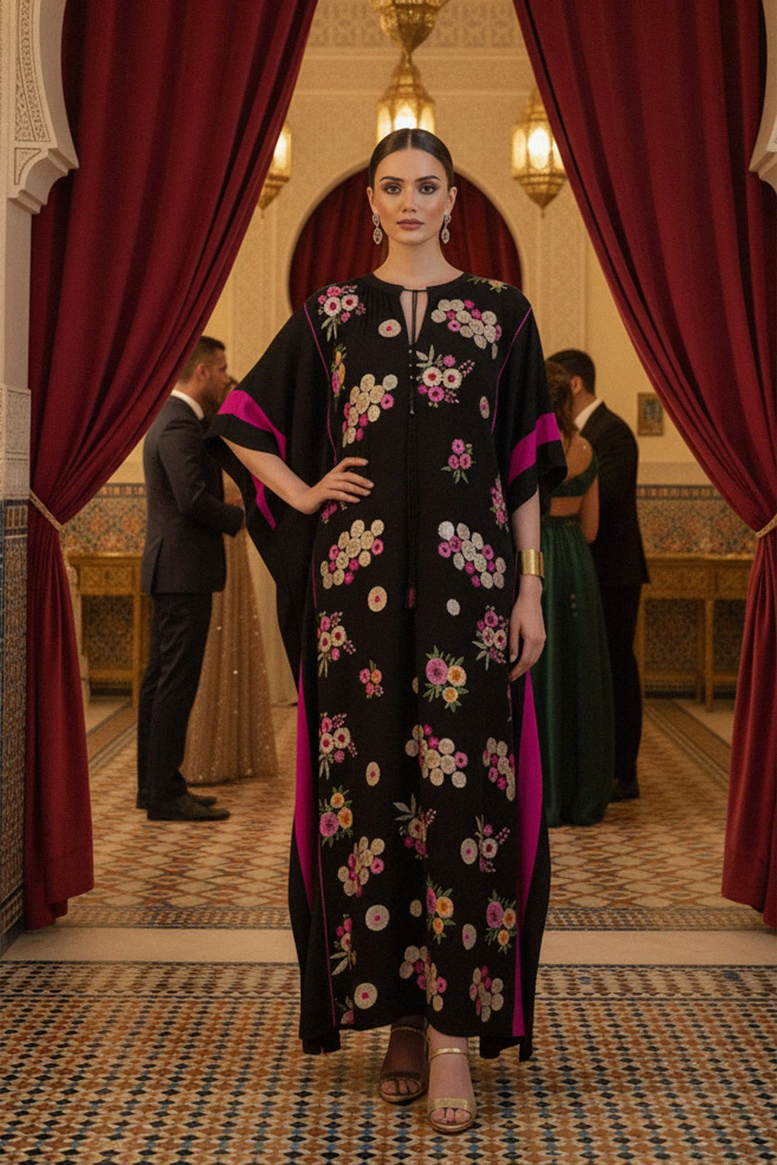 Shahida,
Kaftan dresses,
Couture caftans,
Elegant kaftans,