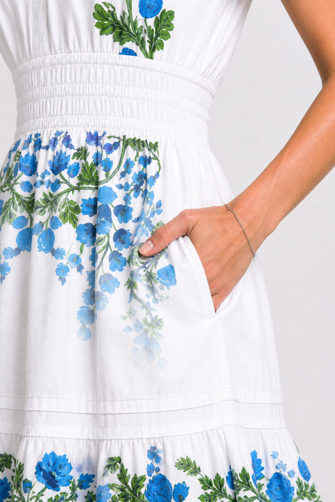 mini pastel blue dress Odette Satin Mini Dress