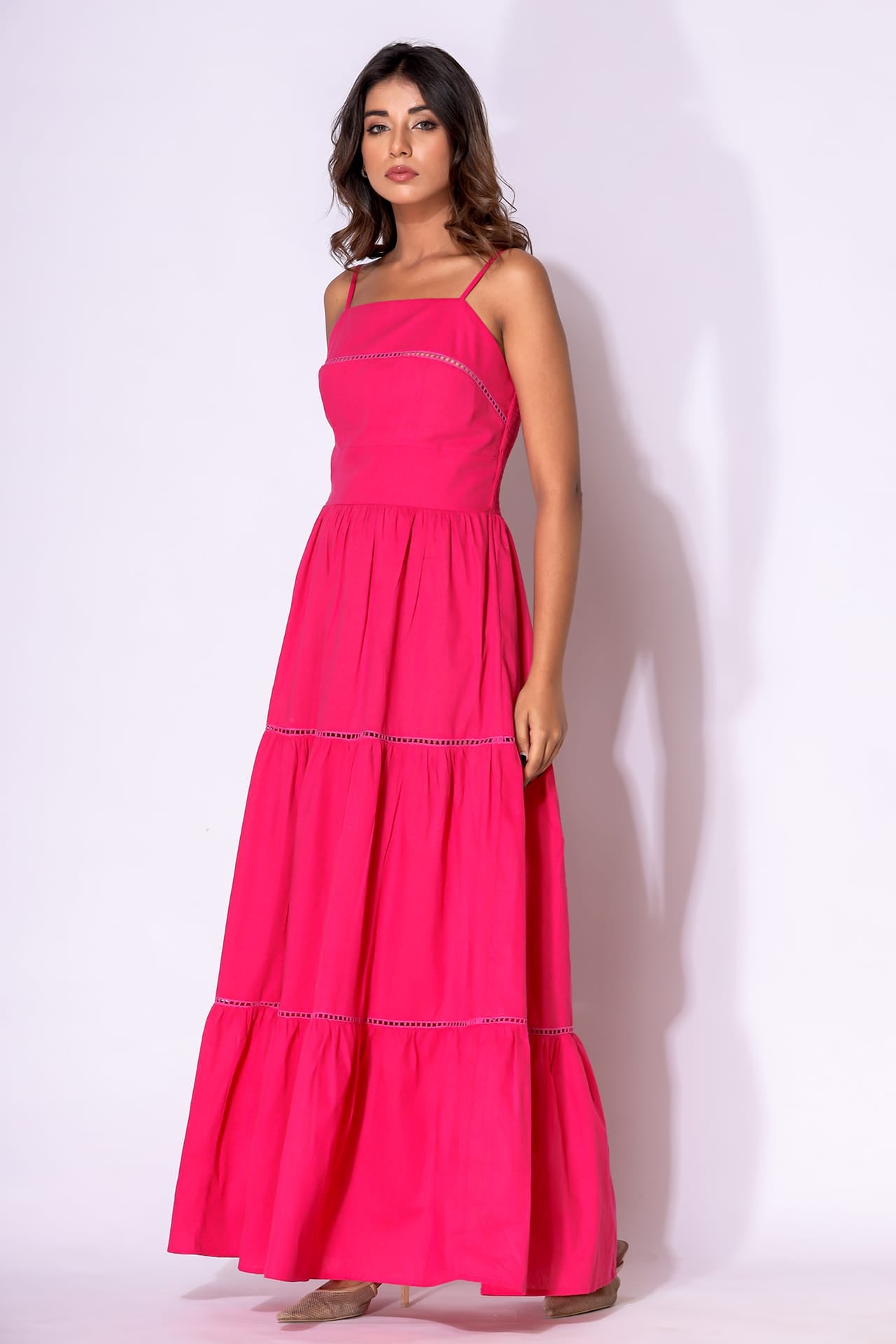 luxury resort dress Women's Luxury Resort Loose Midi Dress