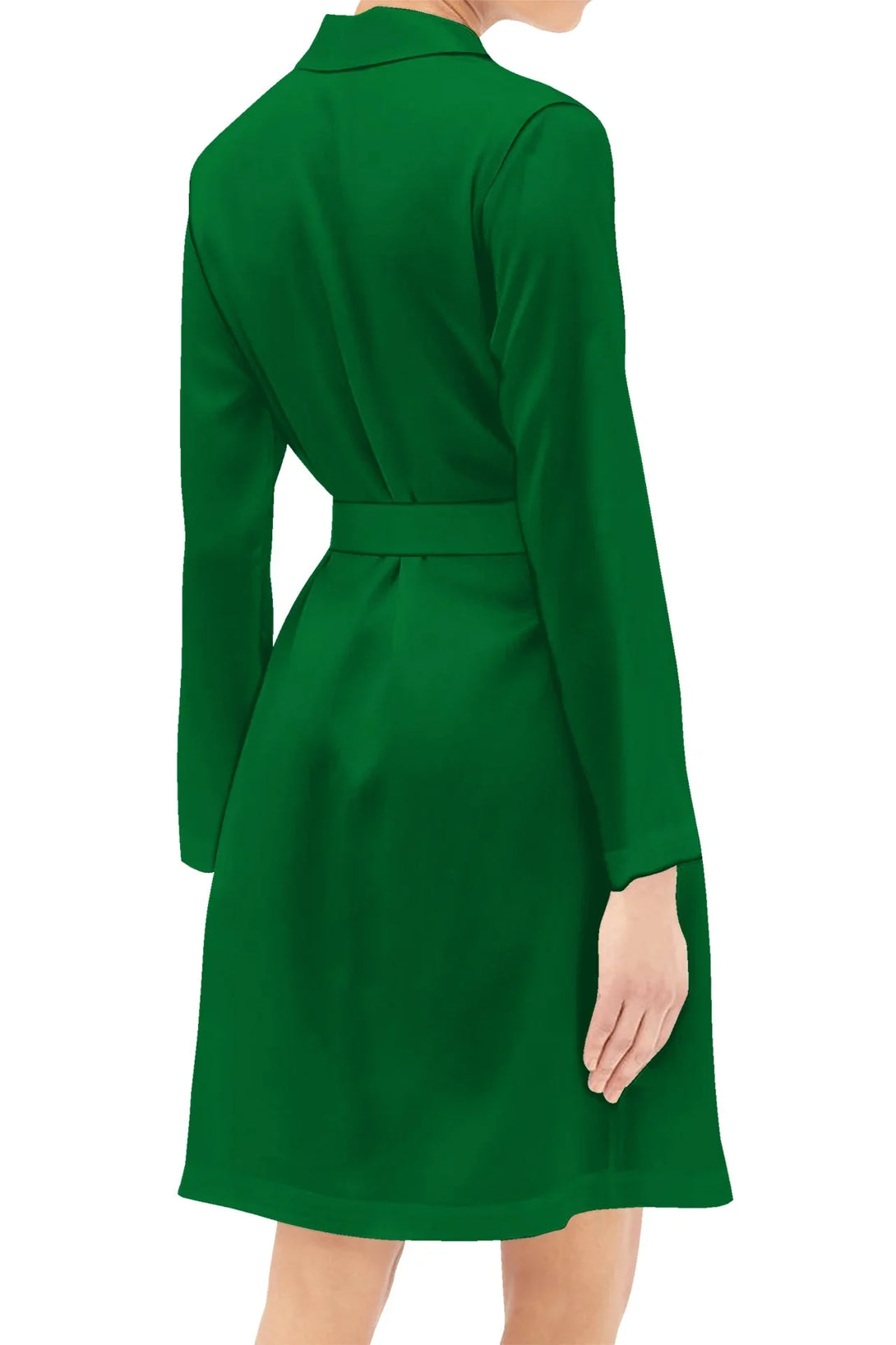 cupro blend mini wrap dress & OTHER STORIES Cupro Blend Mini Wrap Dress