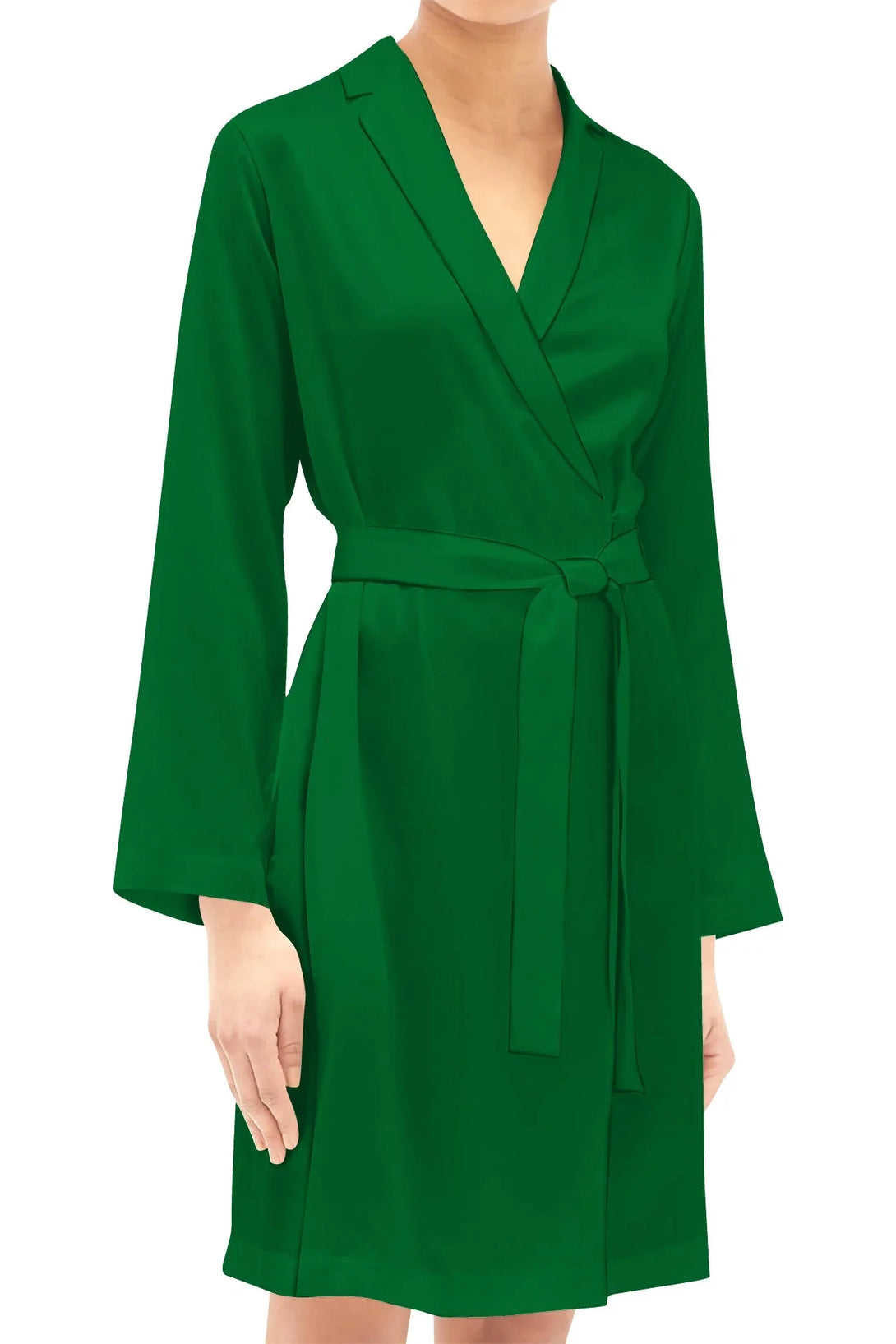 cupro blend mini wrap dress & OTHER STORIES Cupro Blend Mini Wrap Dress
