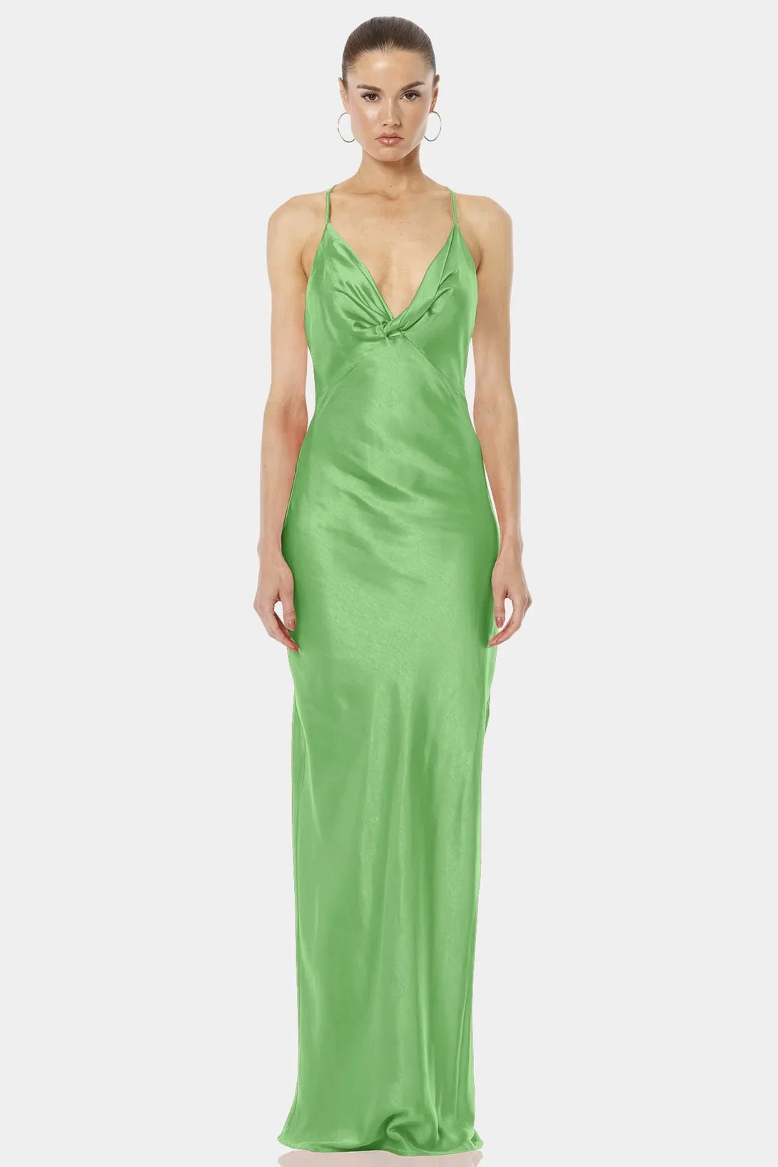 green tight dress Backless Bodycon | Mint Green Maxi Dress | Cowl Neck Dress