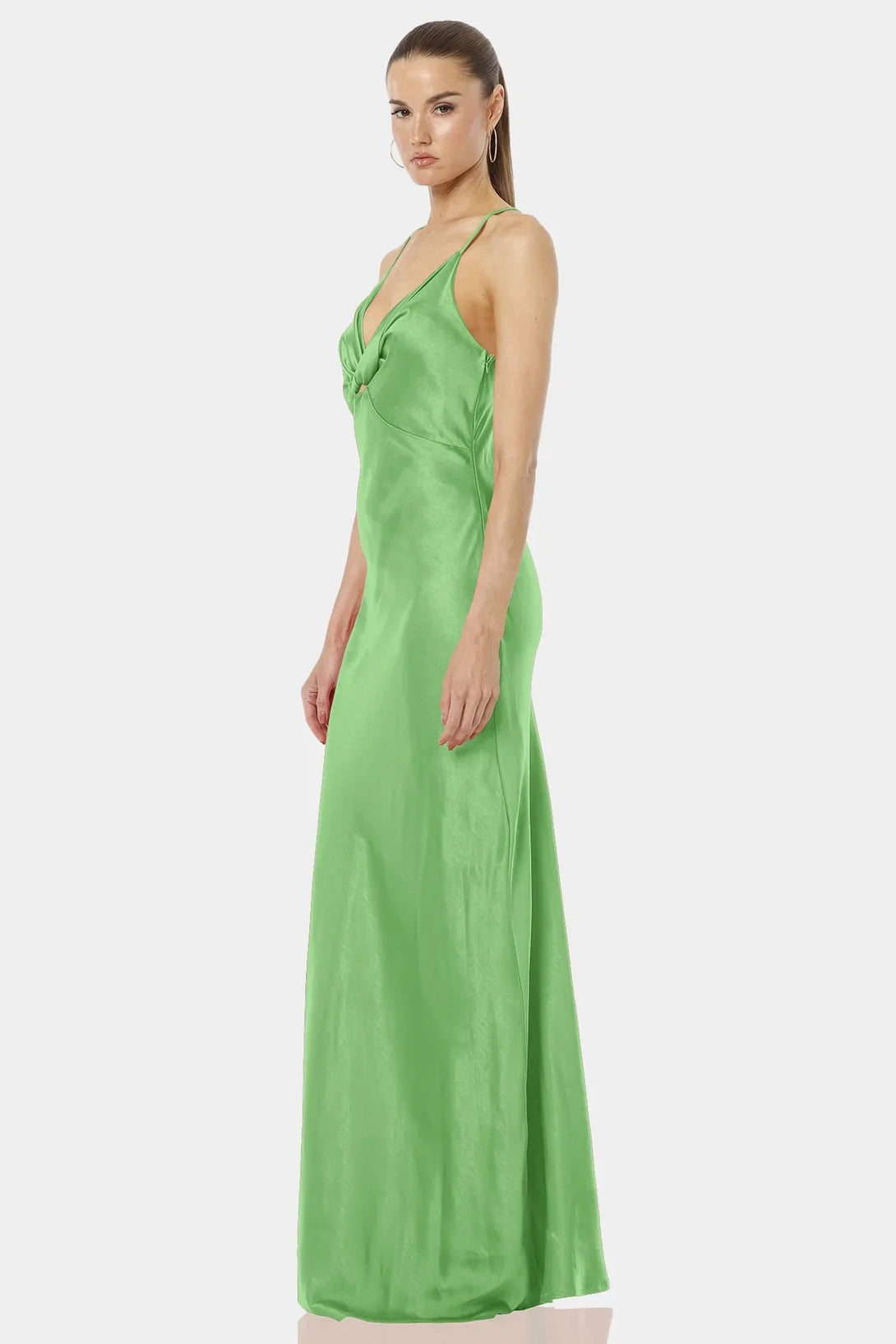 Backless Bodycon | Mint Green Maxi Dress | Cowl Neck Dress | Qishma Small Backless Bodycon | Mint Green Maxi Dress | Cowl Neck Dress | Qishma Small