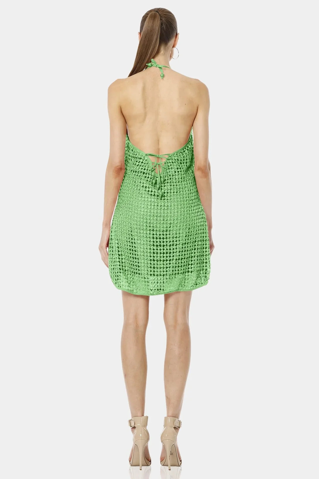 Mint Green Mini Dress | Mini Sequin Dress | Halter Neck Dress | Qishma Small Mint Green Mini Dress | Mini Sequin Dress | Halter Neck Dress | Qishma Small