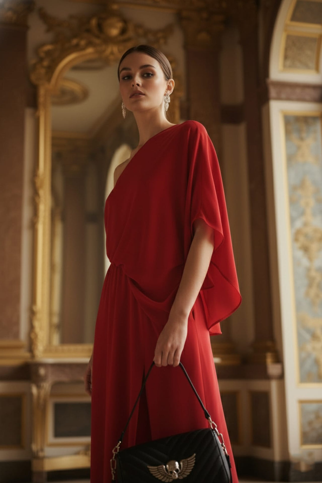 N ea Pari,
Timeless One Sleeve Maxi Dress,
Luxury One Shoulder Maxi Dress,
Women’s Formal Maxi Dress,