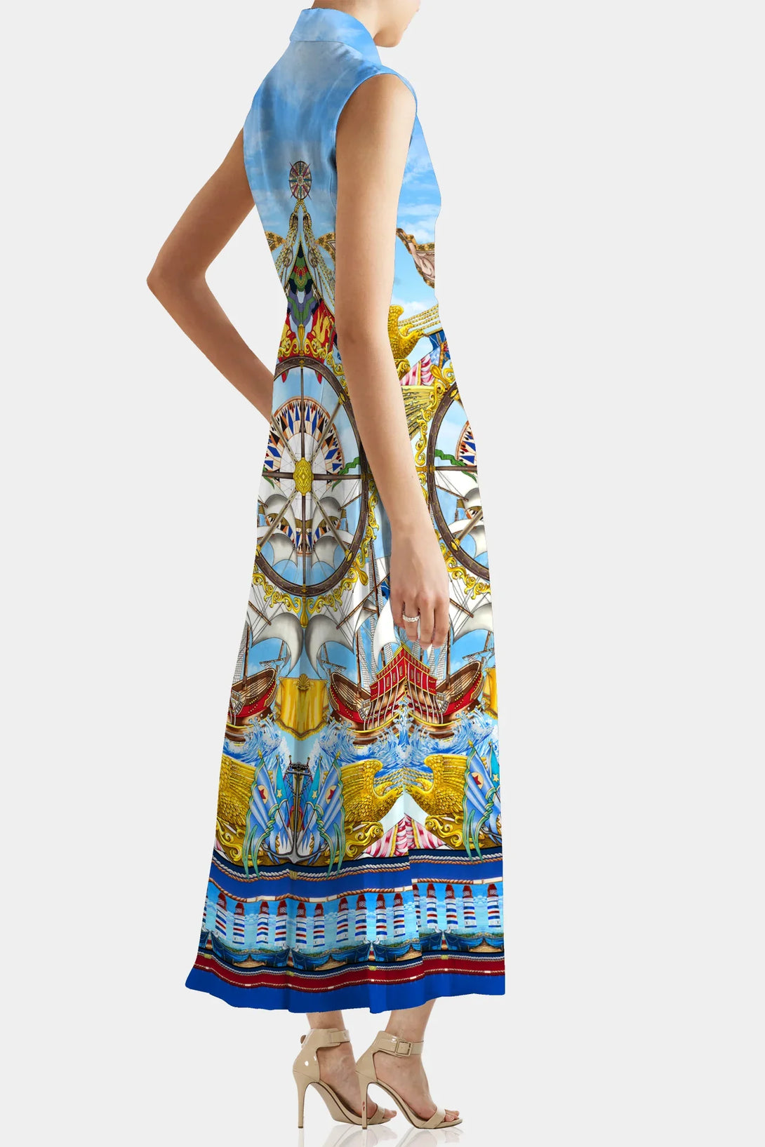 Blue Maxi Dress | Printed Long Dresses | Shahida Parides Blue Maxi Dress | Printed Long Dresses | Shahida Parides