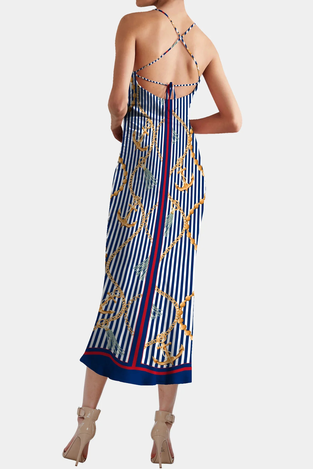 Blue Midi Dress | Summer Vacation Dresses