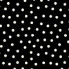 Black and White Polka Dot Deep-V Flutter-Sleeve Satin A-Line Wedding Guest Dress