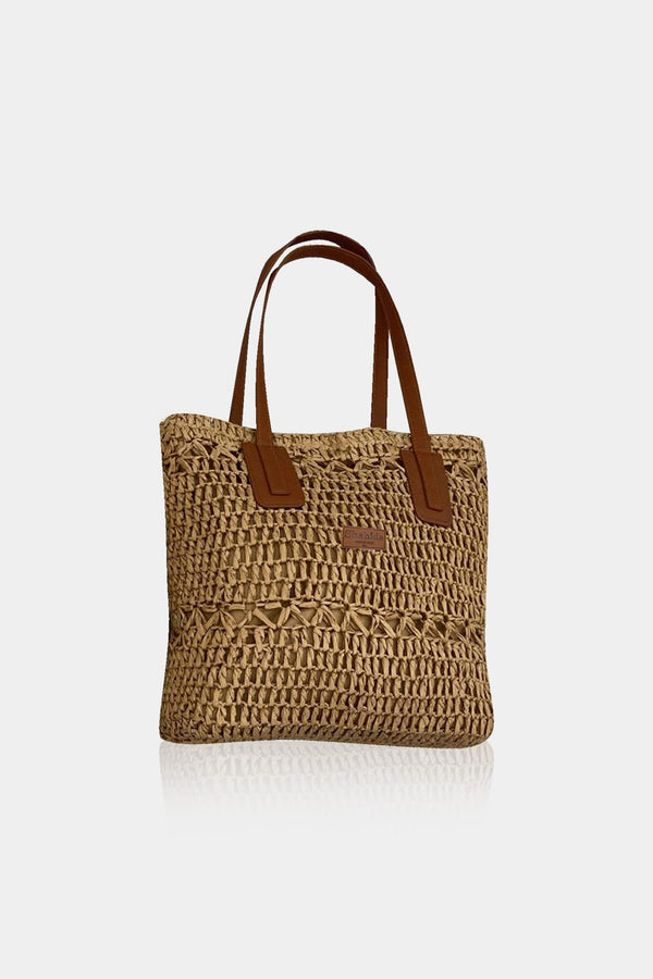 Brown Vacation Tote Bags