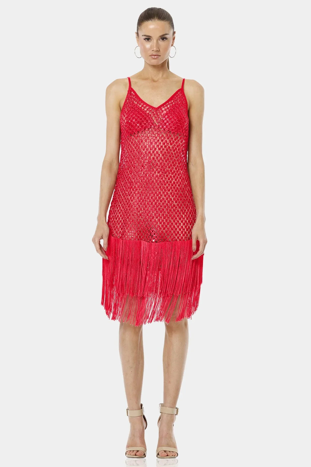 red midi dresses Sofie The Label Linen Dress Polyester is an artificial fiber that feels soft Rihoas Linen Blend Cut Out