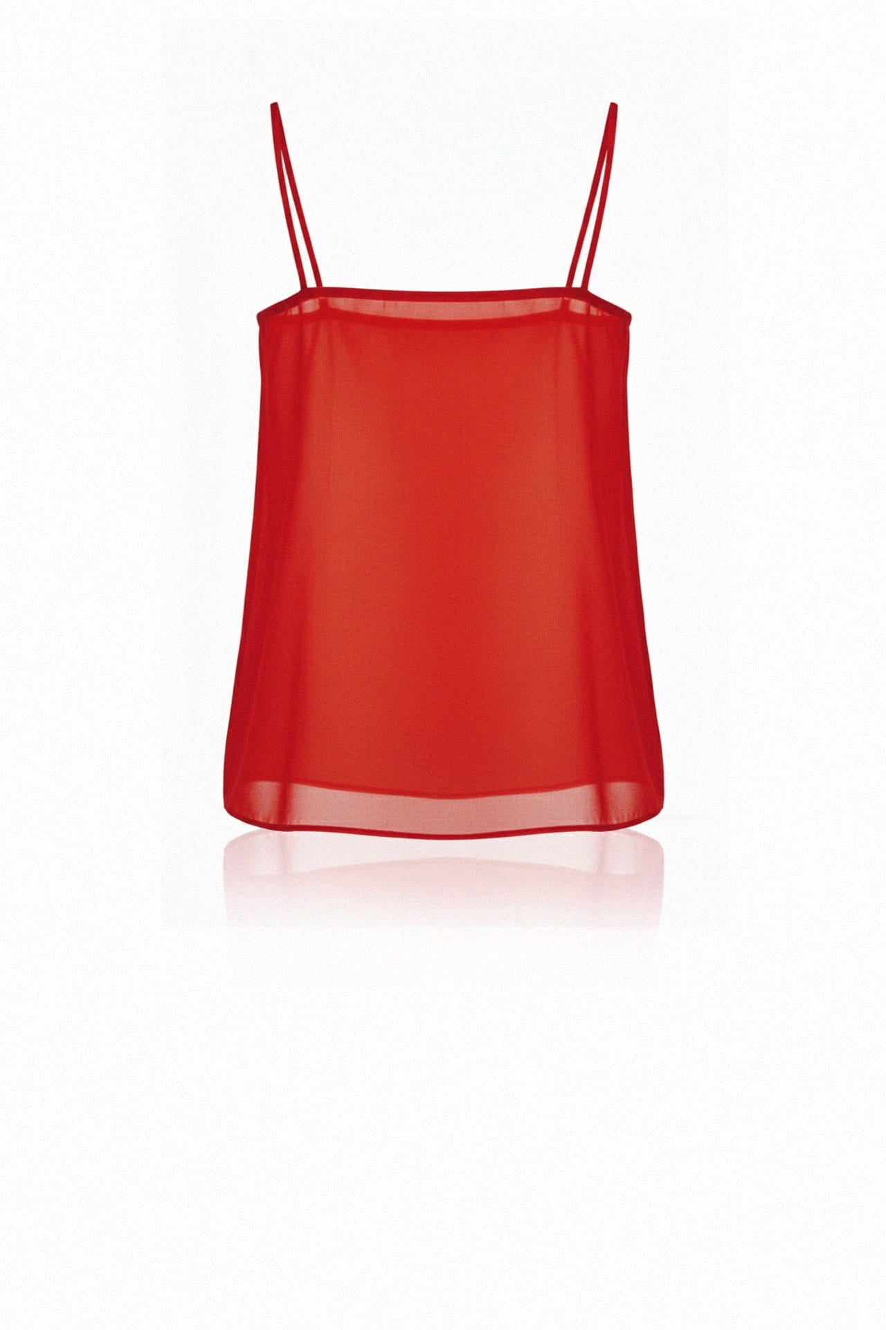 Premium Red Sheer Silk Camisole – Shahida Parides