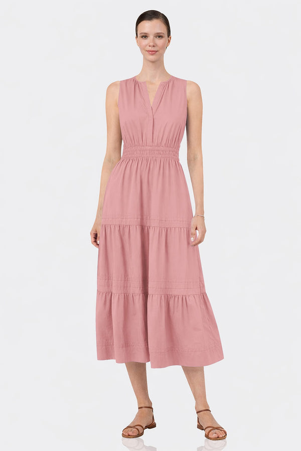dusty rose midi bridesmaid dresses Dusty Rose Bridesmaid Dress Chiffon Size XL