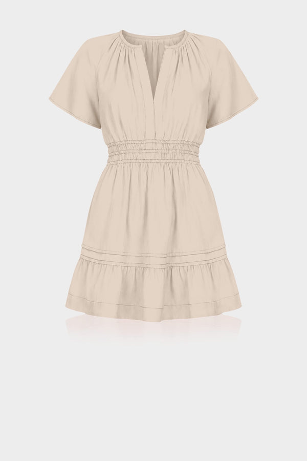 Taupe Bridal Brunch Dress