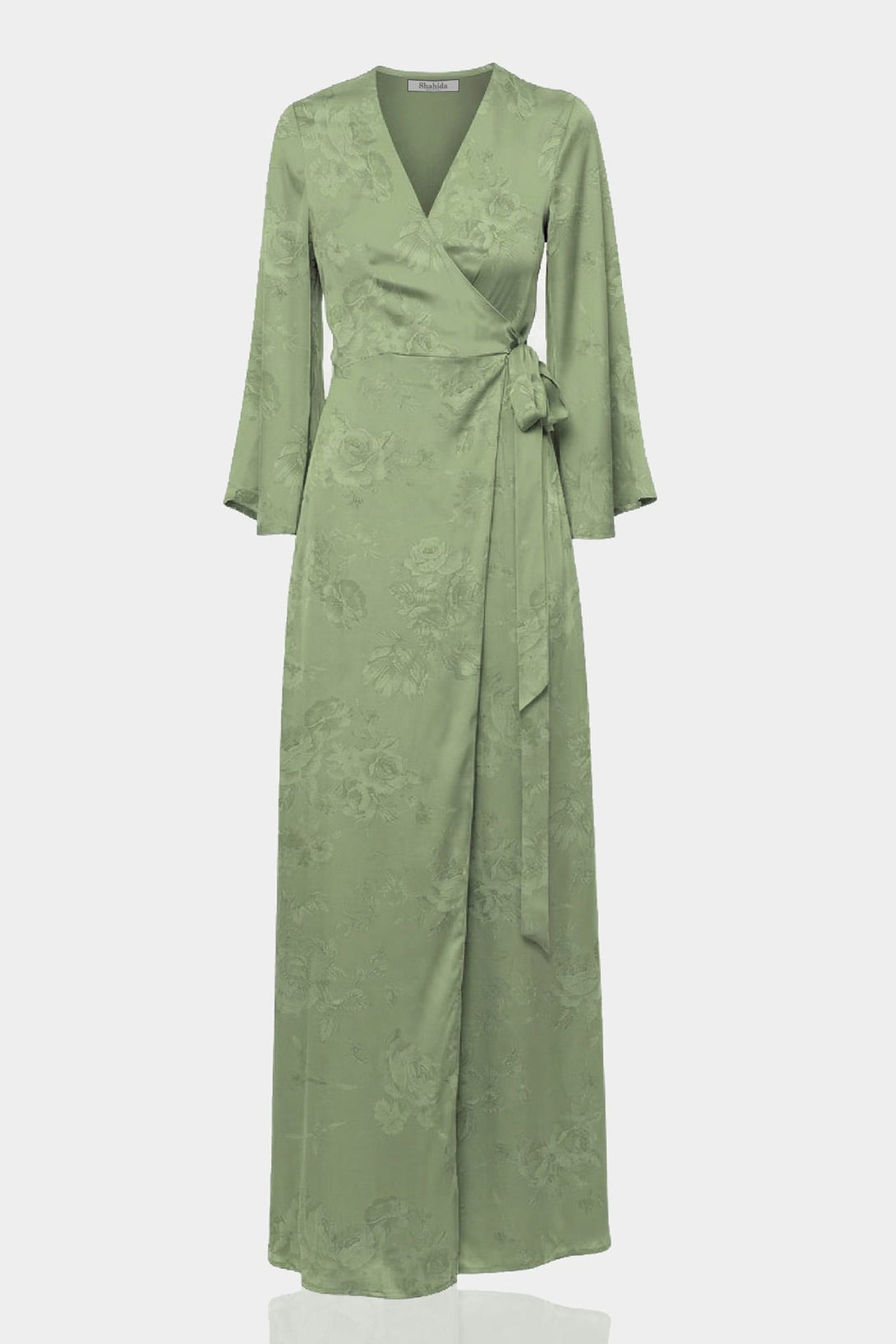green wrap wedding guest dress Bridesmaid silk dress in dark green, wrap dress, wedding guest dress, women dress, maxi dress, long dress, silk Bridesmaid