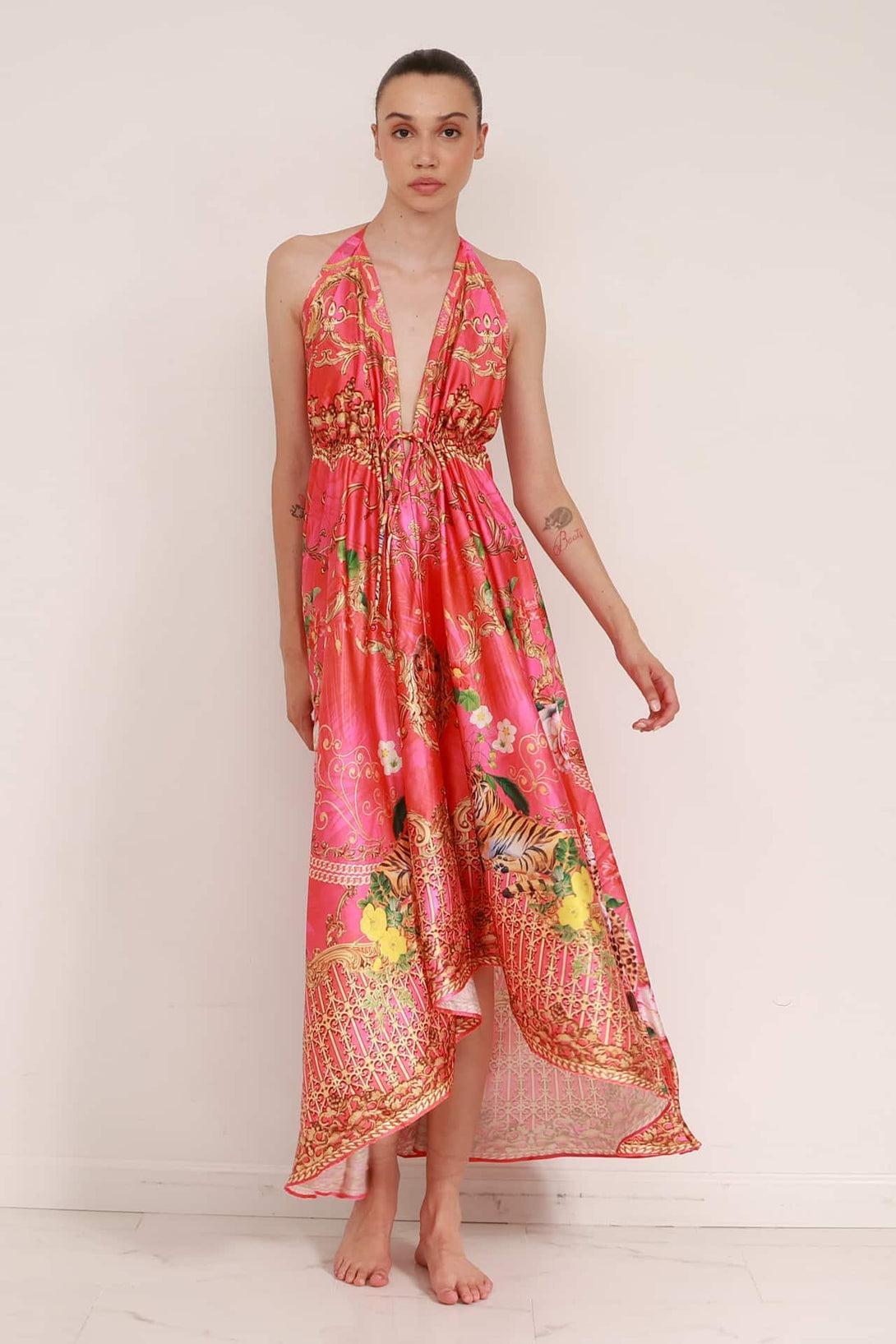 Shahida Parides - Boho Maxi Dress | Floral Print Maxi Dress For Women Shahida Parides - Boho Maxi Dress | Floral Print Maxi Dress For Women