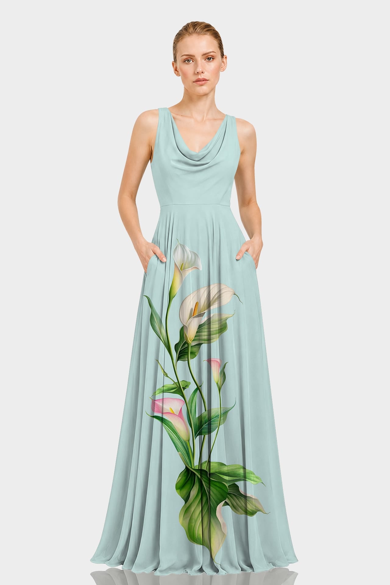 Aqua Green bridesmaid dresses