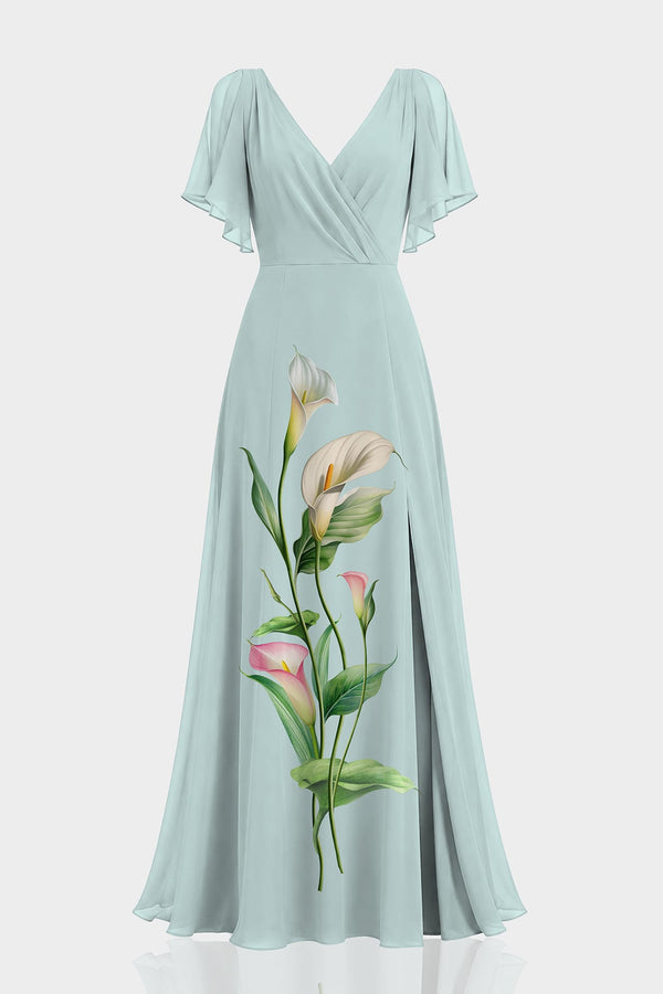 cold shoulder maxi dress this dress is perfect for any formal event and will keep you on budget! S Luxury Mint Calla Lily