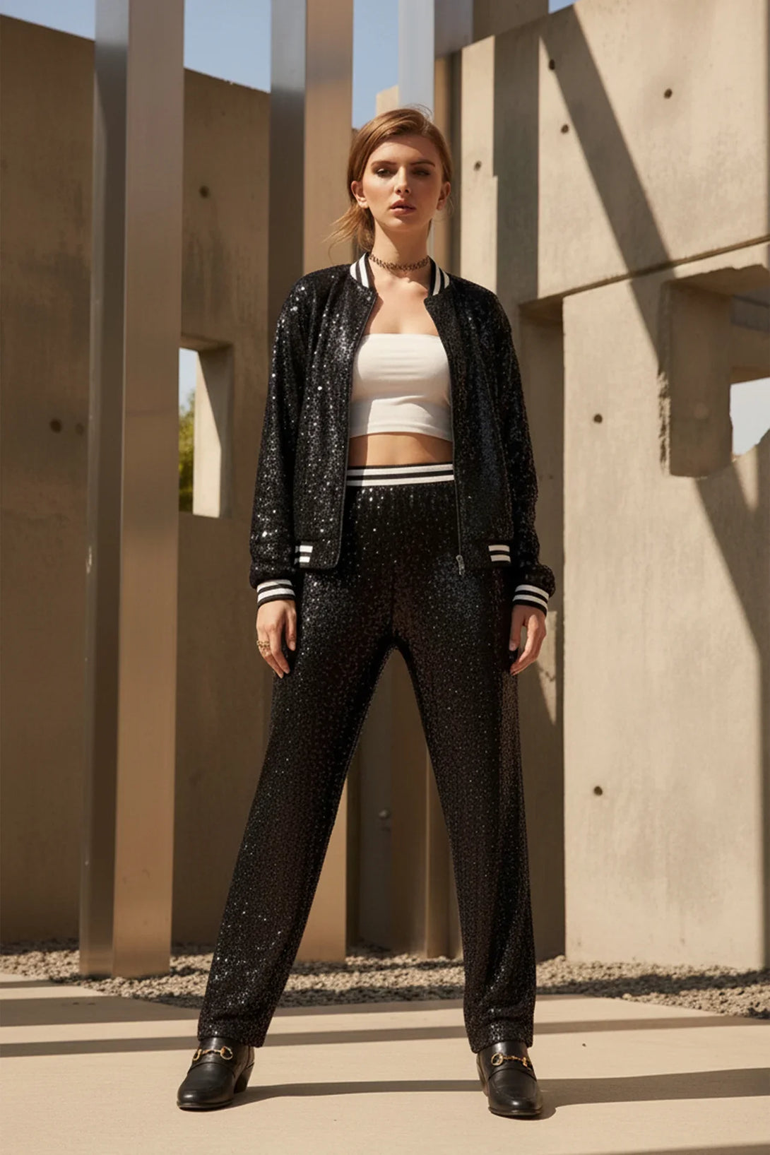 hahida parides, plus size fashion, women’s tracksuit, designer set, track suit, luxury athleisure, sporty chic