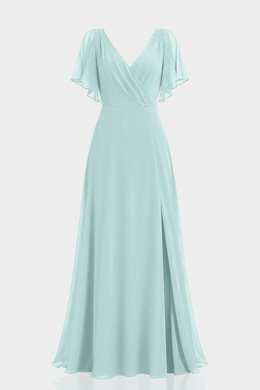 aqua flutter maxi dress Green Cold Shoulder Chiffon Wrap For a more understated Bust:32