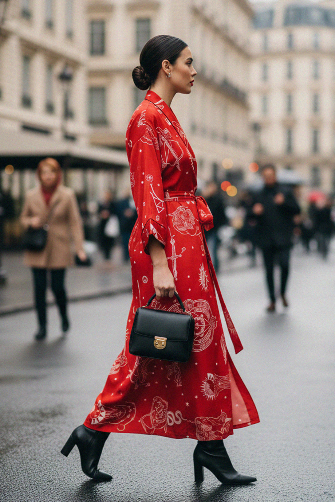 Shahida-parides designer, kimono robe womens, sexy robes fashion, stylish womens kimono, elegant designer robe