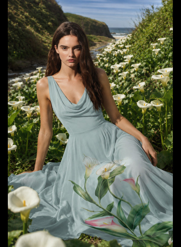Aqua Green bridesmaid dresses