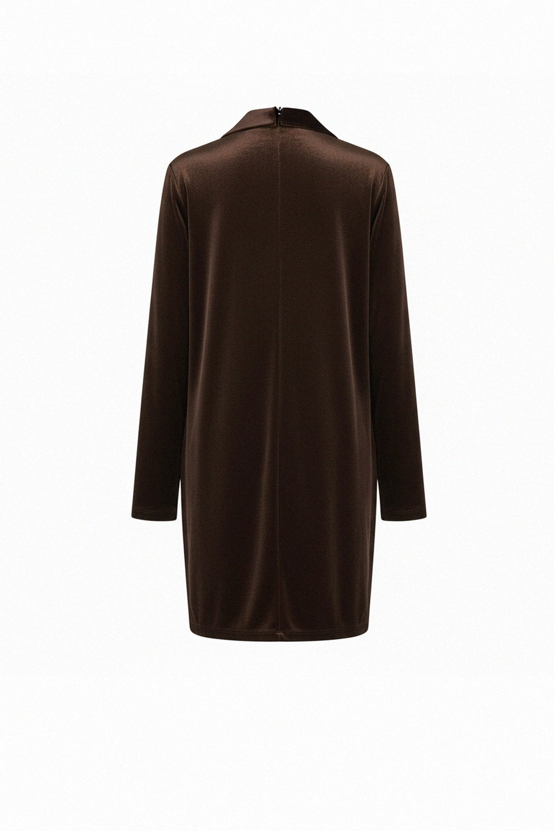 Elegant Brown Top – Side Angle, Elegant Party Top Shahida Parides