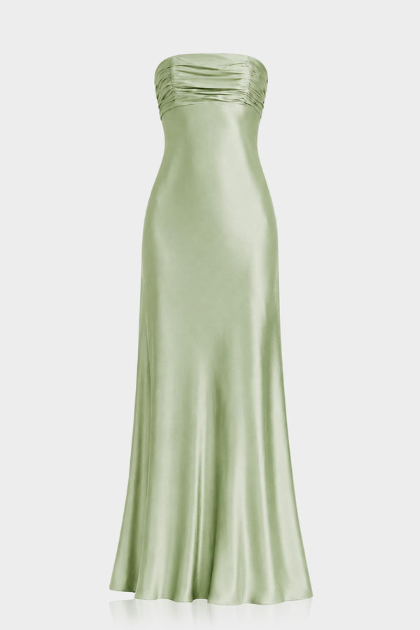 mini jersey dress Organic Stretch Drop Waist in Espresso and a cinched waist main image 1