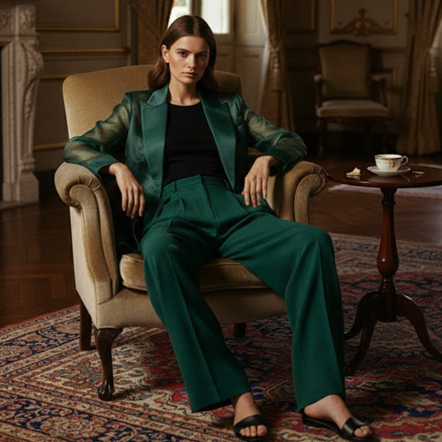 Lightweight Organza Pants