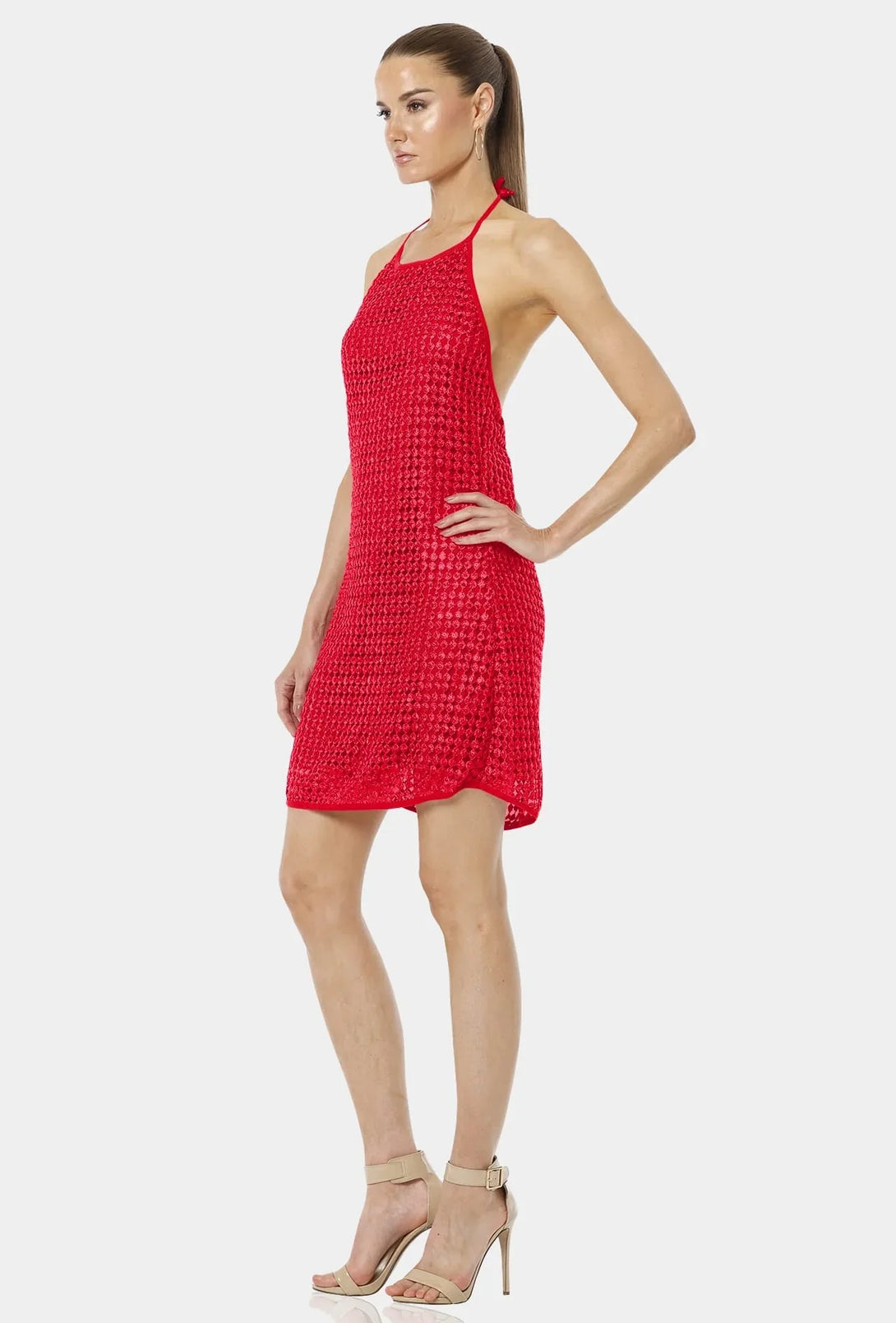 Red Sequin Dress | Backless Mini Dress | Qishma Medium Red Sequin Dress | Backless Mini Dress | Qishma Medium