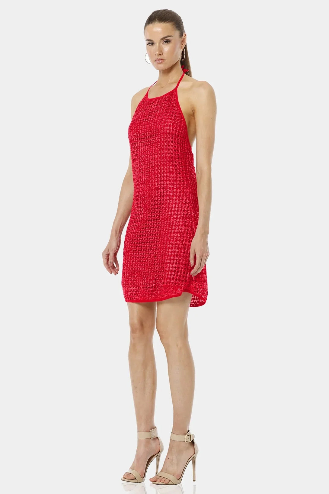 Red Sequin Dress | Backless Mini Dress | Qishma Medium Red Sequin Dress | Backless Mini Dress | Qishma Medium