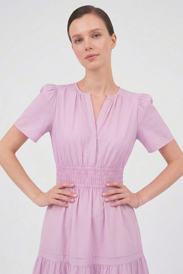 candy pink midi dress Leighton Midi Dress