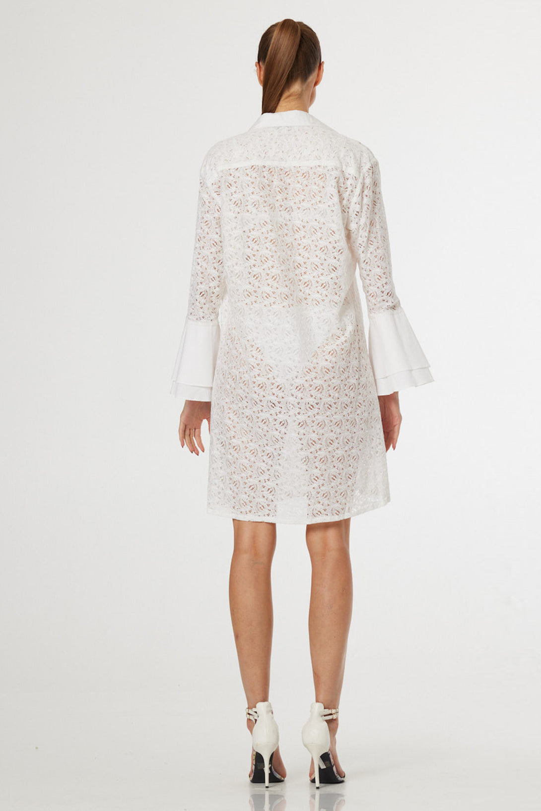 cover up dress lace Luxury White Crochet Beach Cover-Up – Shahida Parides Suggested Age:1-2T 40% Polyester Hand wash ZIMMERMANN Valiant belted floral-print jordan