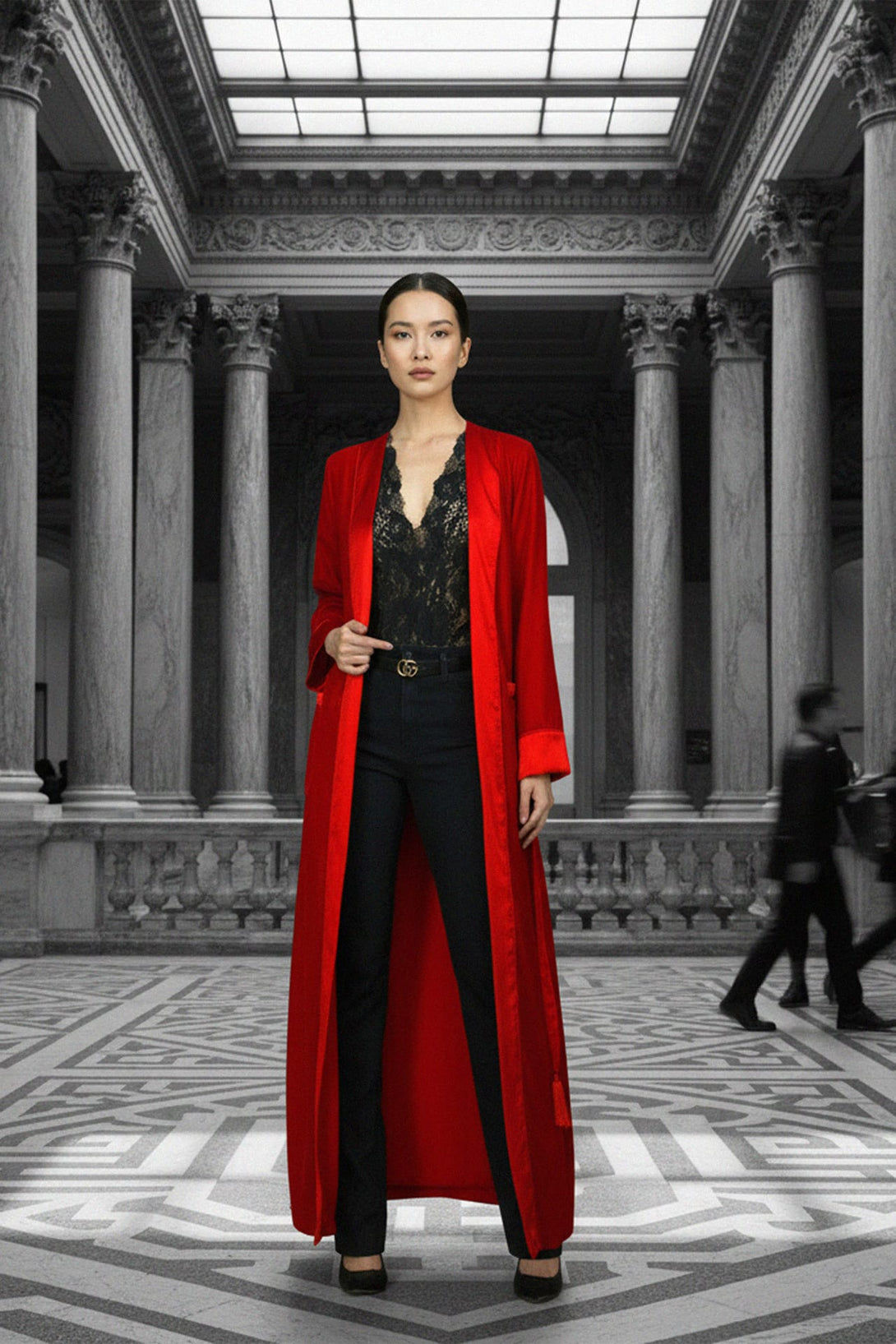 Shahida,
lightweight duster jacket,
oversized duster jacket,
long duster coat,