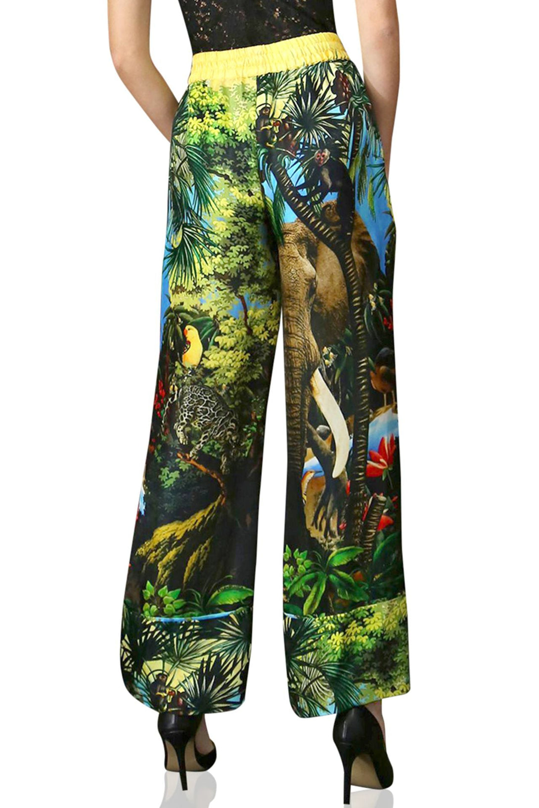 luxury womenswear, runway style pants, chic silk pants outfit, high end fashion trousers