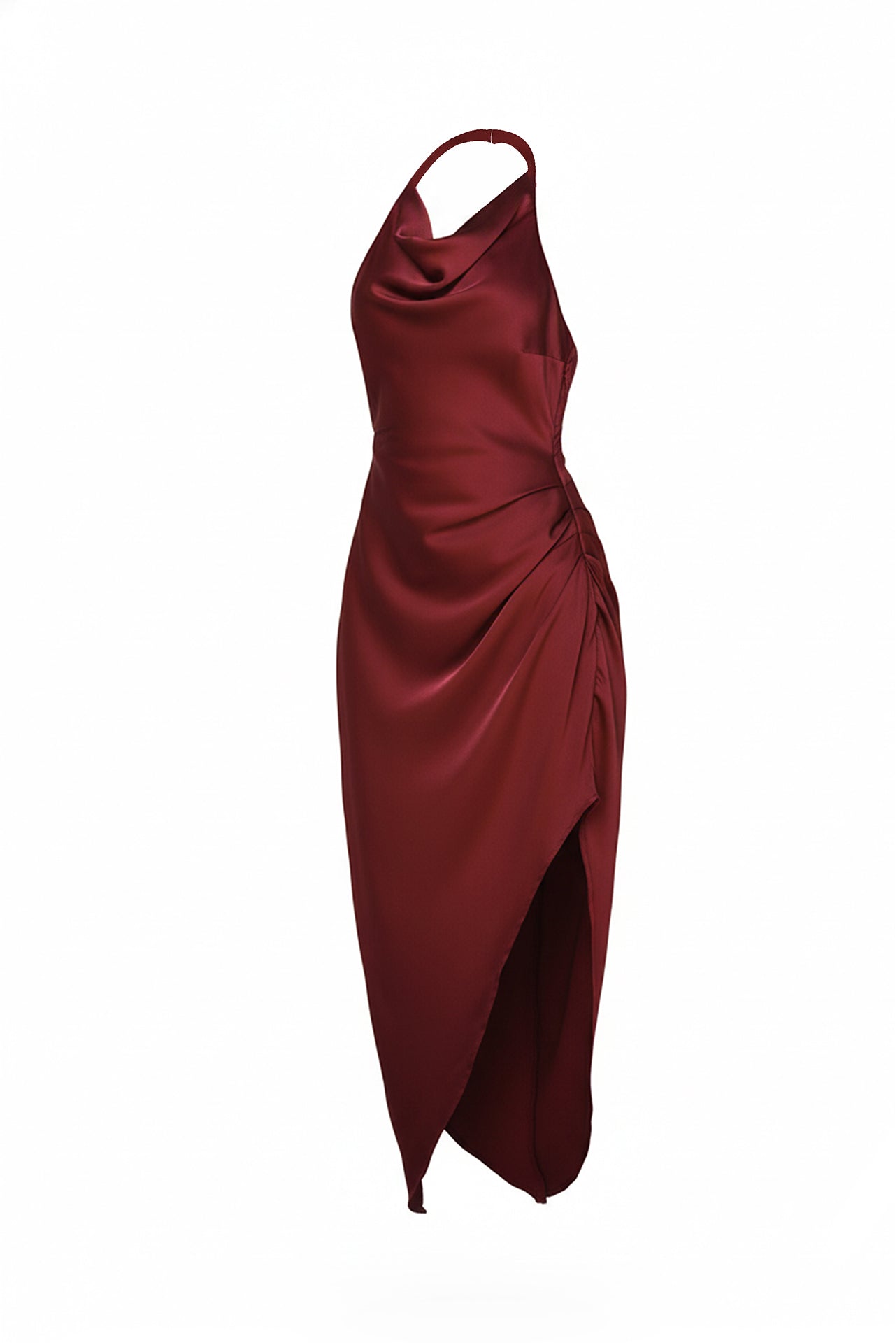 asymmetric party dress Asymmetrical A-Line High Low V Neck Mother of the Bride Dress