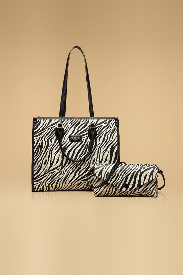 Exotic Zebra Print Sling Bag