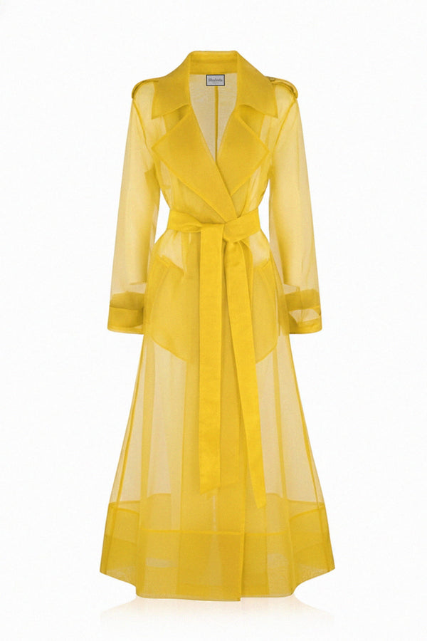 organza coat dress Organza Midi Jacket Dress