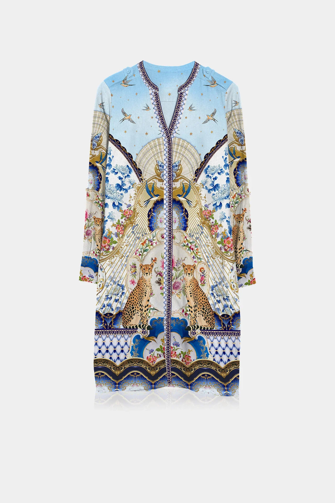 printed midi dress, plus size sundress, navy blue dress, Shahida Parides,