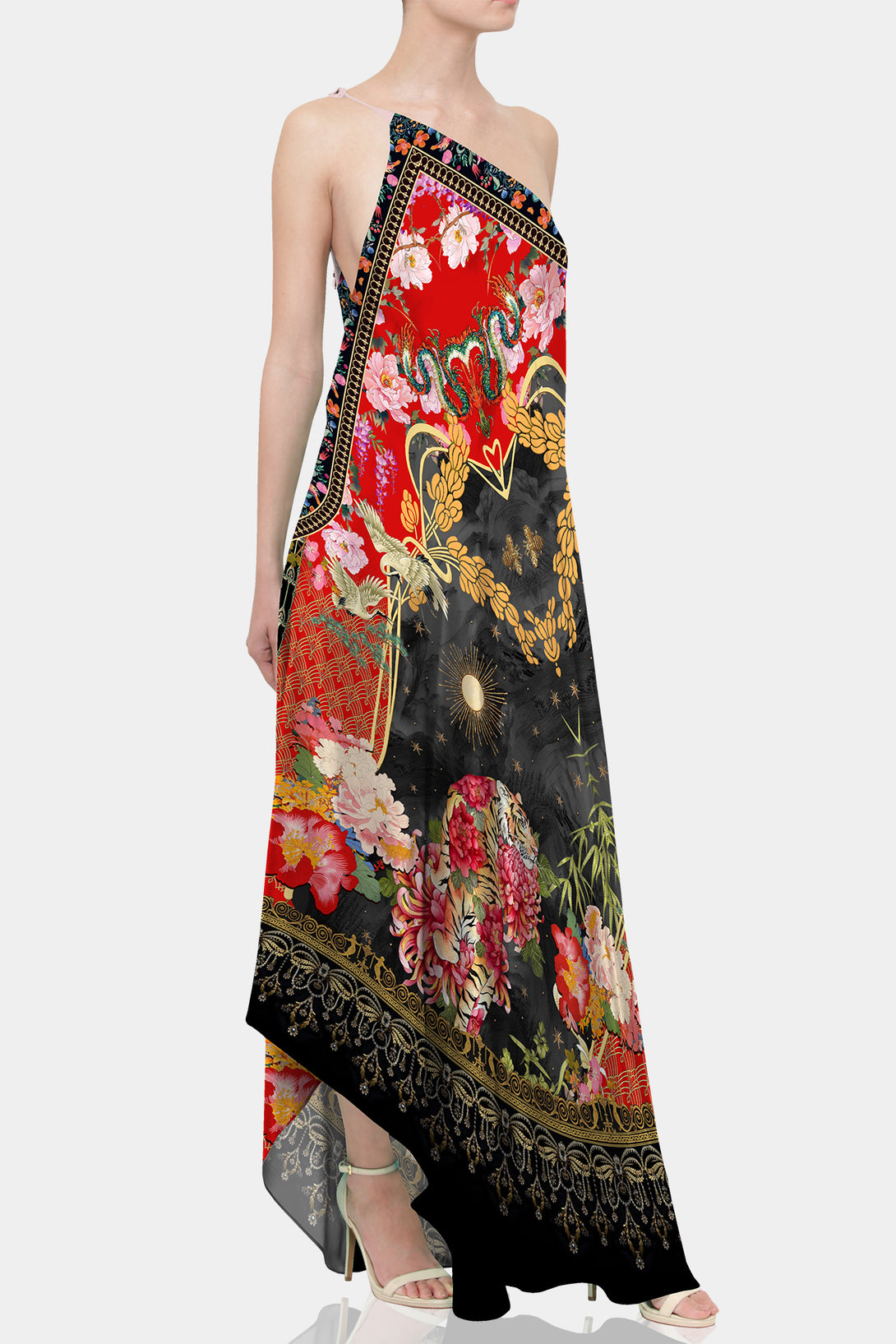 Shahida Parides, long cocktail dresses, long casual dresses, infinity plus size dress,